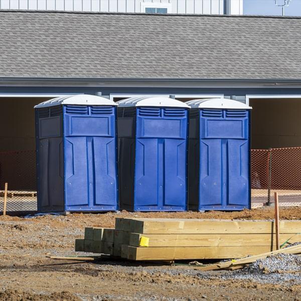 Heavy-duty construction site porta potty in Jonesboro, Arkansas